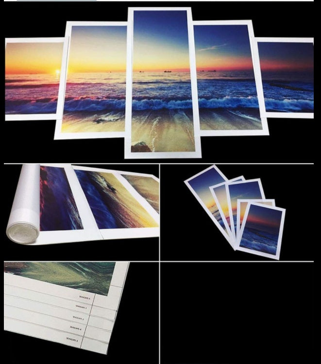 Conjunto de posters em tela para decoração de parede, conjunto de peças, para decoração de casa.