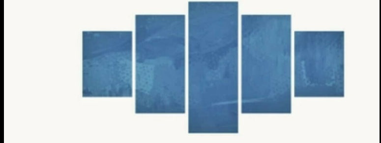 Conjunto de posters em tela para decoração de parede, conjunto de peças, para decoração de casa.