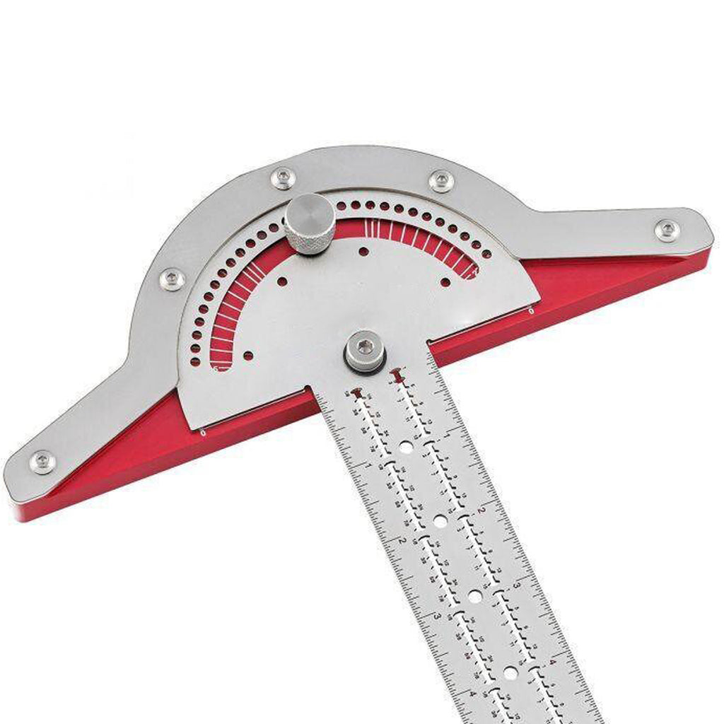 Règle de menuisier, rapporteur d'angle, règle à deux bras pour le travail du bois, instruments de mesure, outils de menuiserie