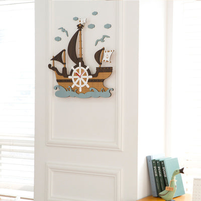 Relógio de parede criativo para sala de estar, com personalidade e estilo retro.