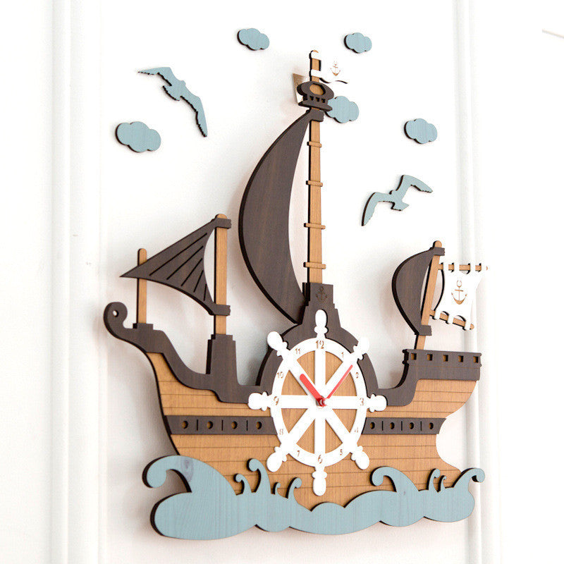 Relógio de parede criativo para sala de estar, com personalidade e estilo retro.