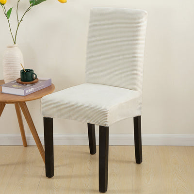 Housse de chaise élastique anti-poussière pour chaise de salle à manger ou de bureau