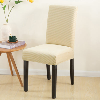 Housse de chaise élastique anti-poussière pour chaise de salle à manger ou de bureau