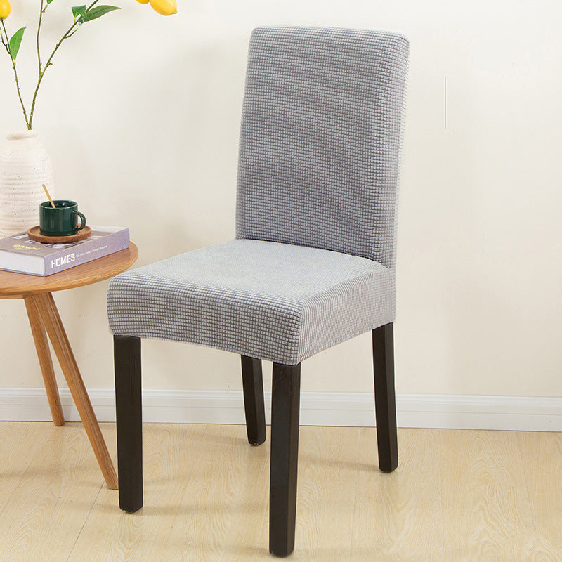 Housse de chaise élastique anti-poussière pour chaise de salle à manger ou de bureau
