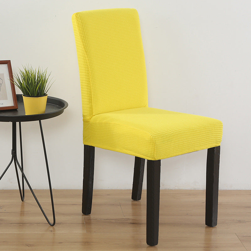 Housse de chaise élastique anti-poussière pour chaise de salle à manger ou de bureau