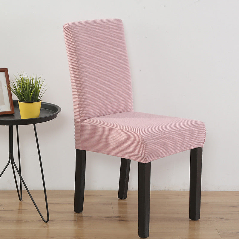 Housse de chaise élastique anti-poussière pour chaise de salle à manger ou de bureau