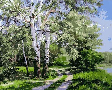 Kit de peinture à l'huile par numéros RUOPOTY, paysage marin, à faire soi-même. Peinture acrylique par numéros, œuvre d'art à réaliser soi-même sur toile.