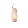 Japanese Style Hotel Bedside Lamp Modern Minimalist Bamboo Weaving