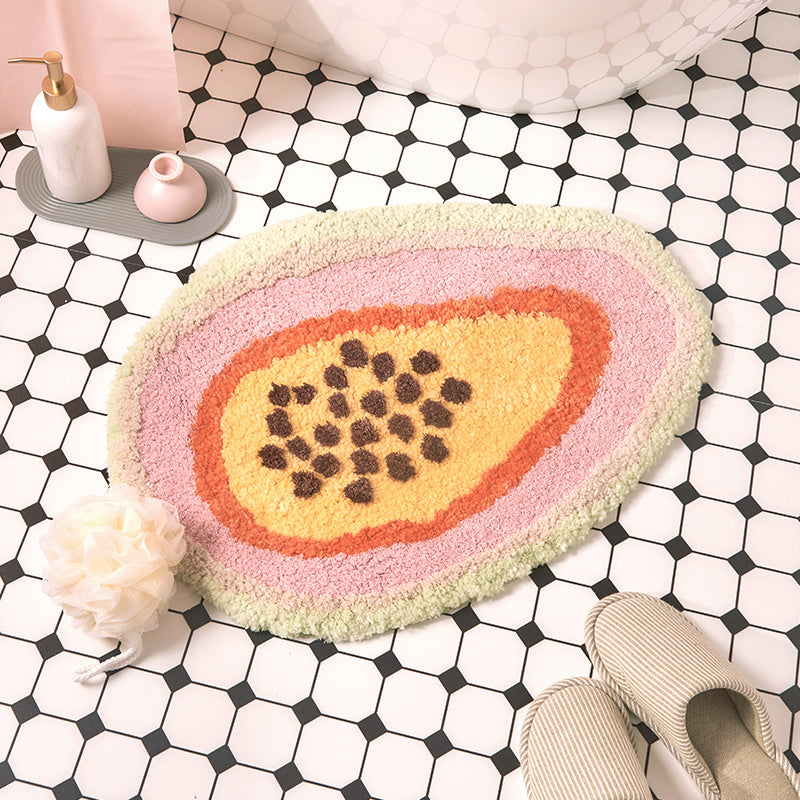 Tapis de bain Papaye