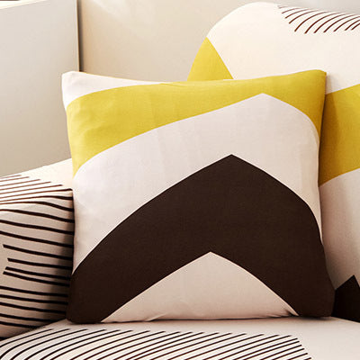 Coussin de canapé imprimé, housse de canapé