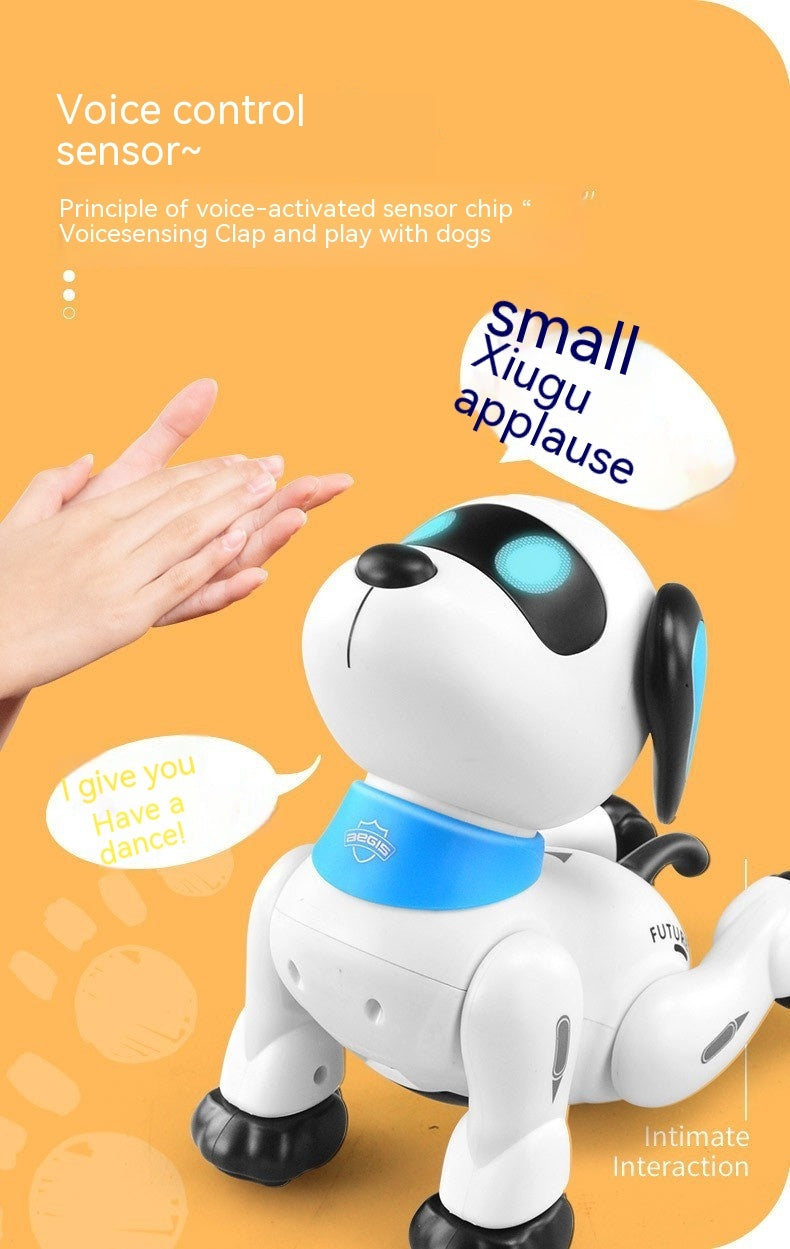 Cão robô inteligente com comando elétrico - O cão de brincar