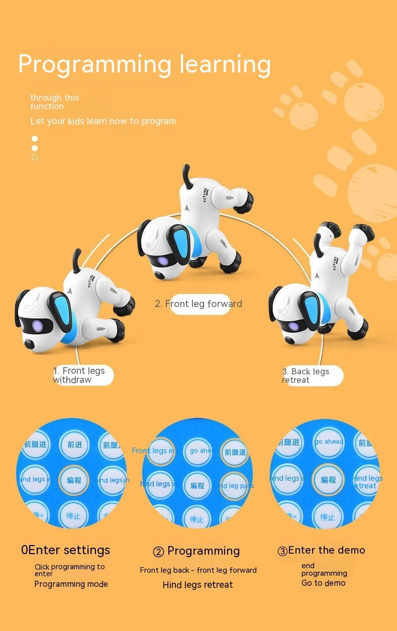 Cão robô inteligente com comando elétrico - O cão de brincar