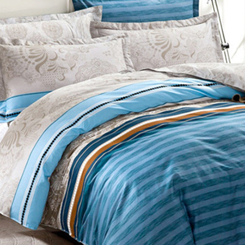 Housse de couette simple en sergé