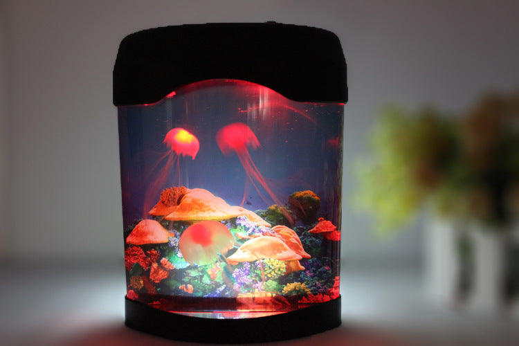 Lampe USB colorée pour aquarium méduse