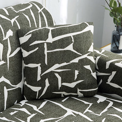 Coussin de canapé imprimé, housse de canapé