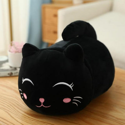 Poupée en peluche chat dodu mignon, douce et mignonne, poupée de chiffon chat