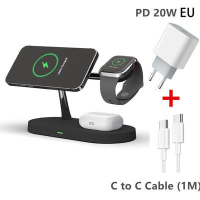 3-in-1 Wireless Magsafe Charger Stand - Firebrands