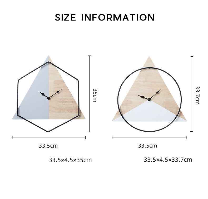 Modern Household Living Room Clock Nordic Wall Clock