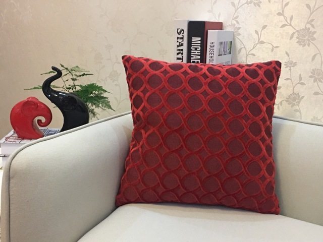 Housse de coussin décorative en flanelle pour canapé