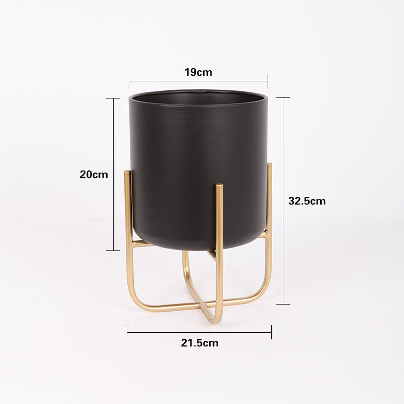 Light Luxury Floor-style Golden Iron Plant Decoration Ornaments