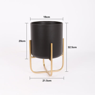 Light Luxury Floor-style Golden Iron Plant Decoration Ornaments