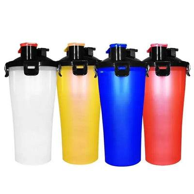 2 in 1 Dog Drinking Water Bottle with Bowls Pets