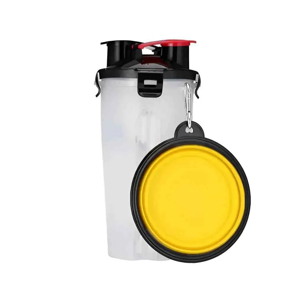 Dog Drinking Water Bottle with Bowls - 2 in 1