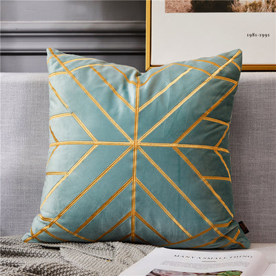 Coussin artisanal en riz bronzé