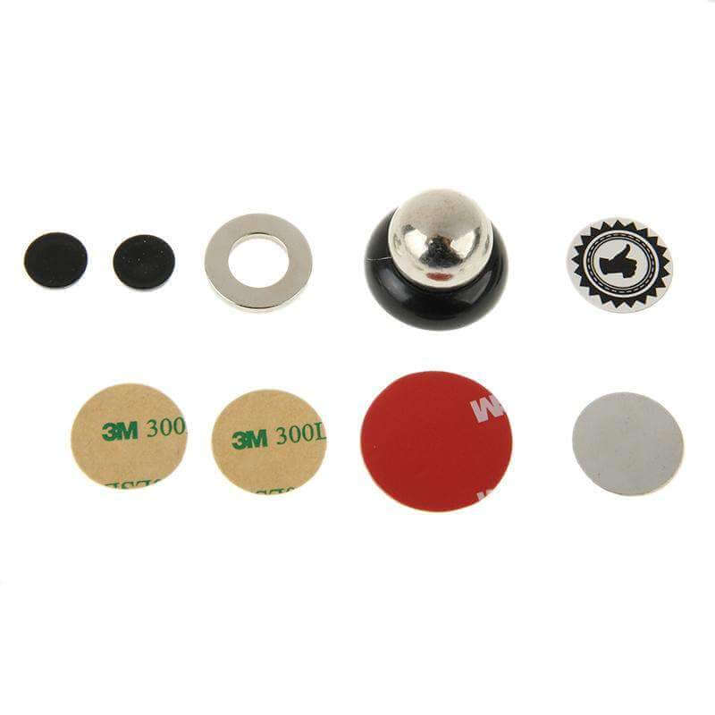 Magnetic Car Cell Phone Holder Mount Dash 360 Rotating For iPhone GPS accessories and components for installation.