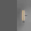 Simple Modern Minimalist Long Strip Living Room Grille Wall Lamp