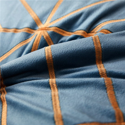 Coussin artisanal en riz bronzé