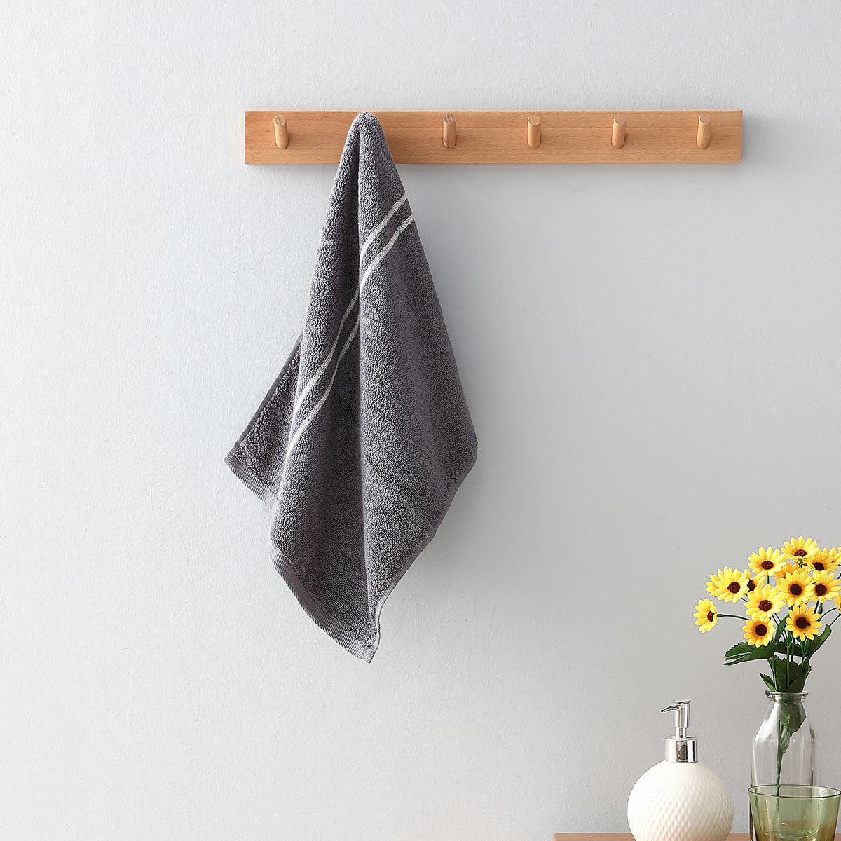 Serviette en coton à capteur intelligent pour le visage