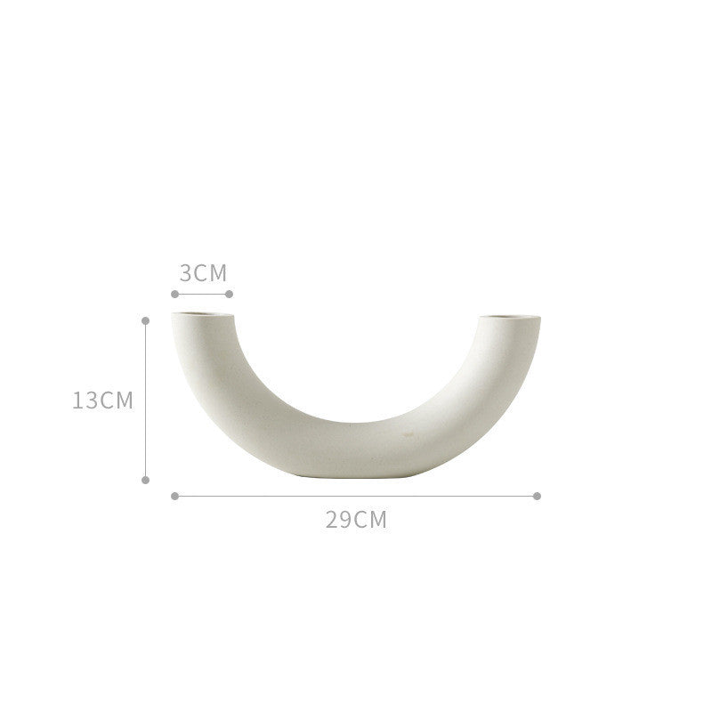 Vase Decoration Flower Arrangement Household Dried Flower Ceramic Flowerware