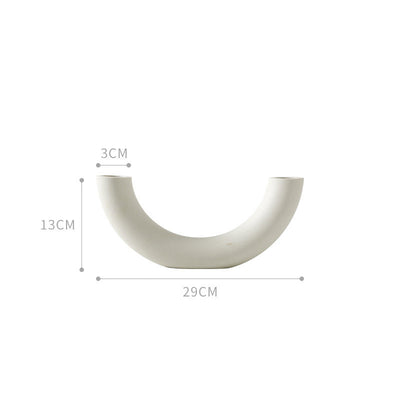 Vase Decoration Flower Arrangement Household Dried Flower Ceramic Flowerware