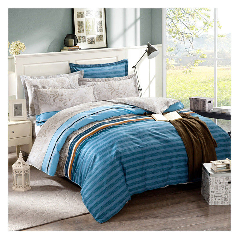 Housse de couette simple en sergé