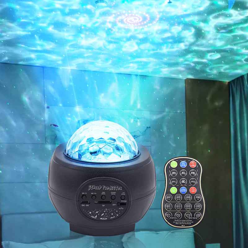 Starry flame water ripple led night light