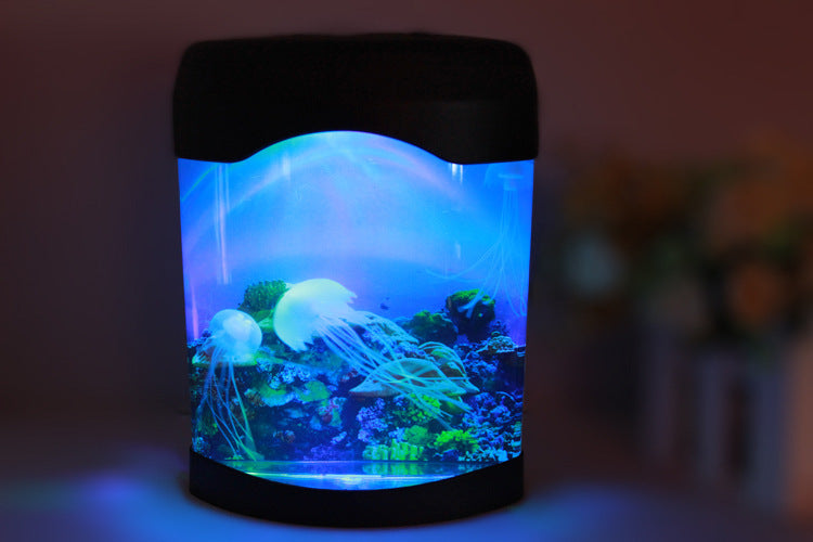 Lampe USB colorée pour aquarium méduse