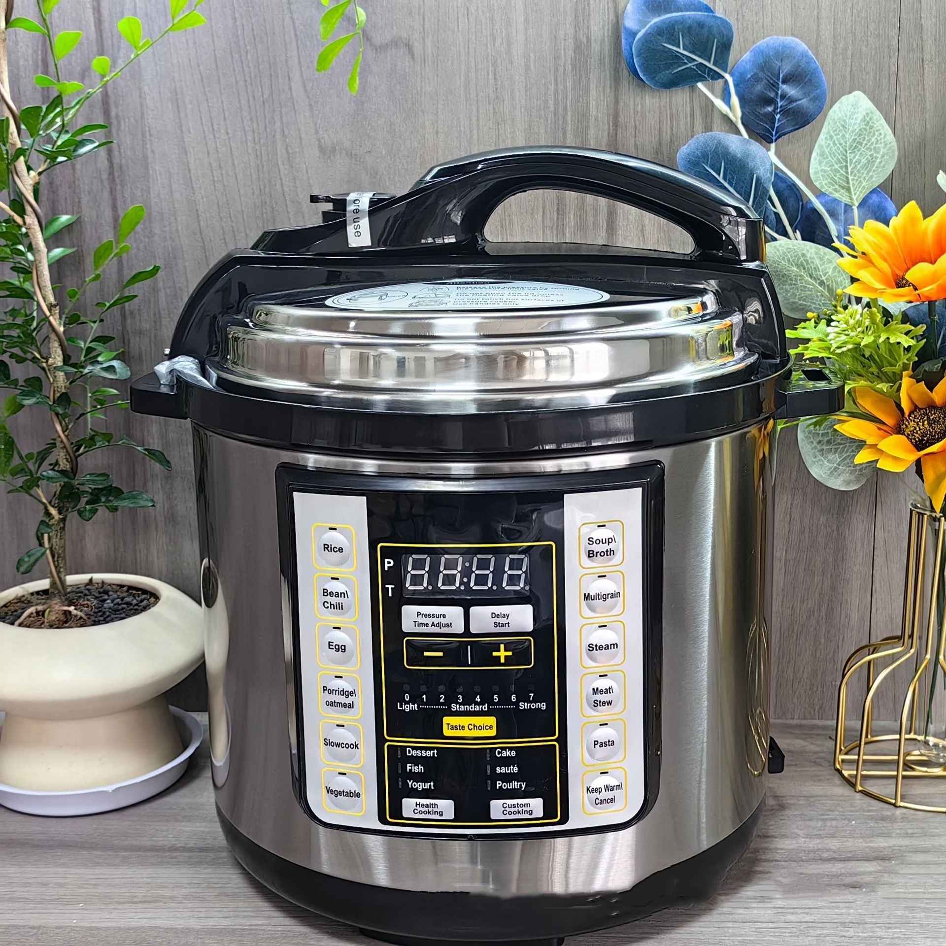 6L Electric Pressure Cooker Multi-functional Large Capacity Rice Cooker