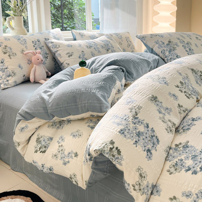 Ensemble de quatre pièces en coton filé nuage de classe A