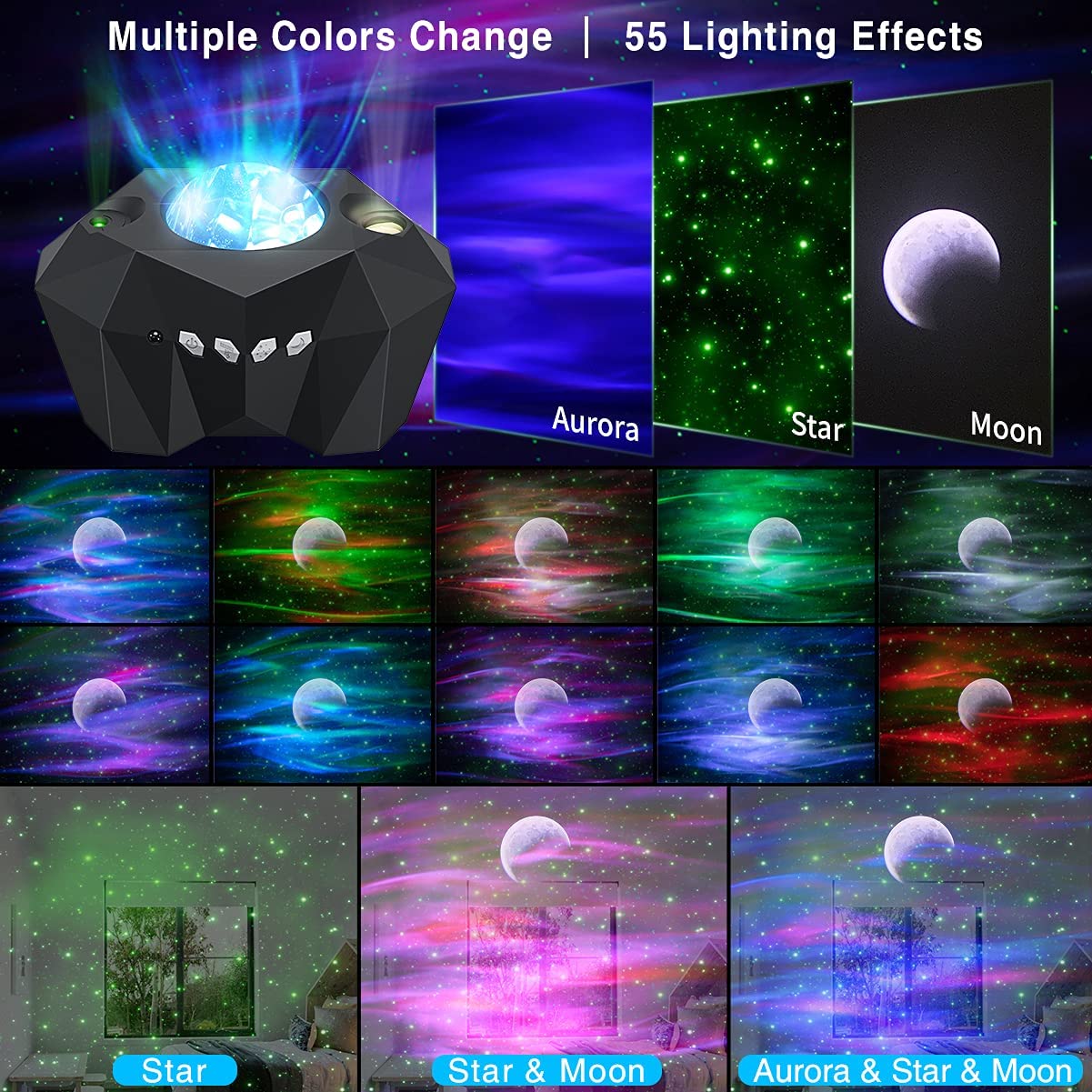Northern Lights Star Projector - Firebrands