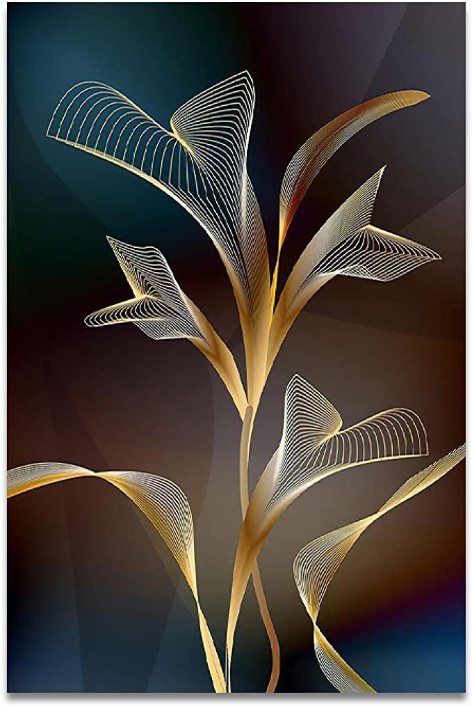 Tableau abstrait moderne sur toile, affiche imprimée