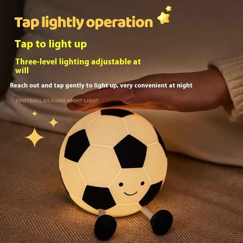 Football Small Night Lamp Bedroom Bedside Sleep At Night