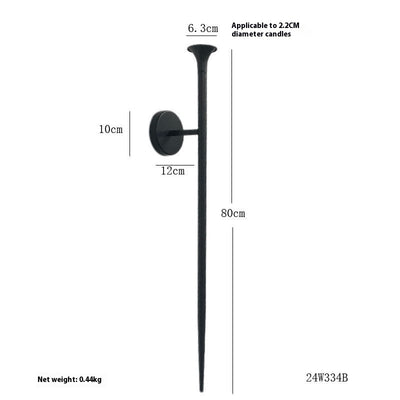 Household Fashion Retro Wall-mounted Iron Candle Holder