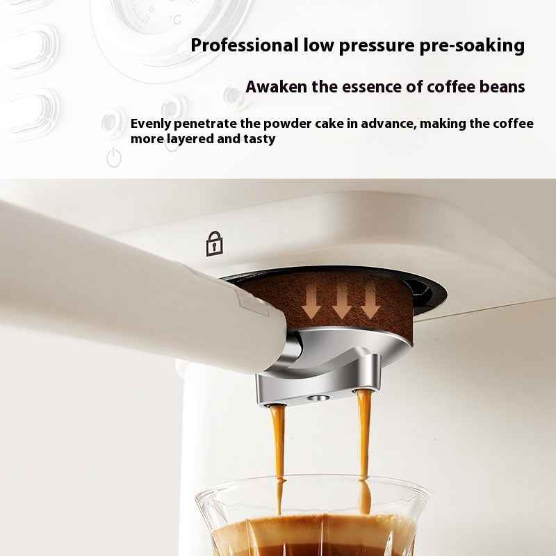 Italian Semi-automatic Household High-pressure Concentrated Steam Coffee Machine
