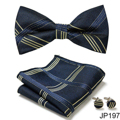 Men's Formal Suit British Korean Bow Tie