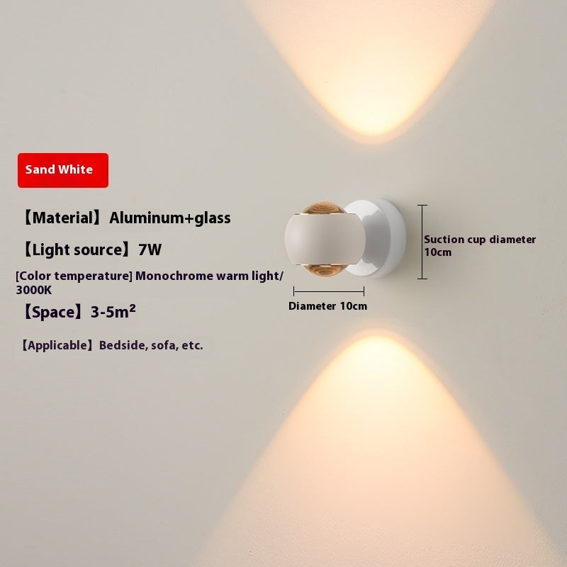 Modern Minimalist Creative Rotatable Bedside Wall Lamp