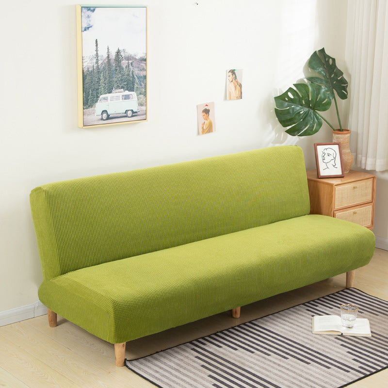 Housse de matelas universelle en velours de maïs uni pour canapé-lit
