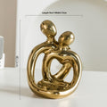 Ceramic Couple Candlestick Modern Nordic Suit Retro Aromatherapy Candle Cup Ornaments