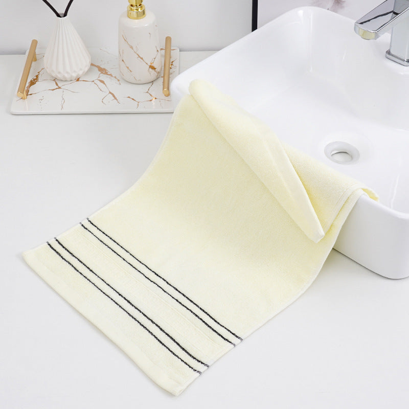 Serviette absorbante en pur coton 32 brins double soie, vente en gros d'usine Gaoyang - Cadeau personnalisé - Serviette de toilette pour besoins quotidiens - Promotion