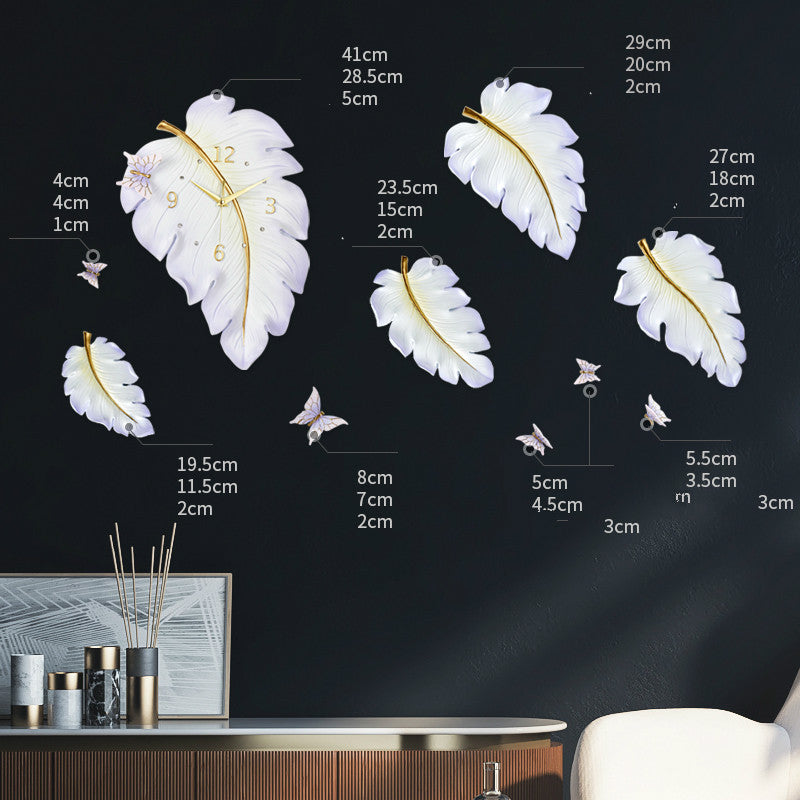 decoração de relógio de parede doméstico